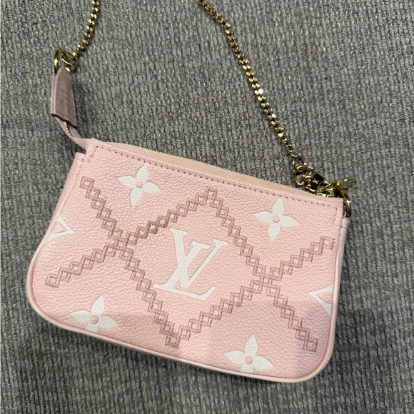 Louis Vuitton Pink Mini Pochette Accessoires - Picture 1 of 13